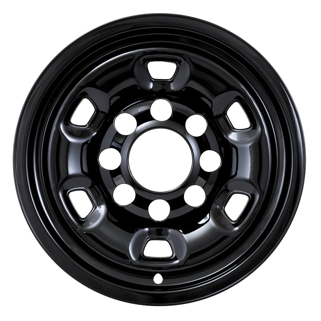 IMP94BLK – COAST2COAST Wheel Skin, 17 Inch 5 Spokes Snap-On Painted Gloss Black ABS Plastic Set Of 4